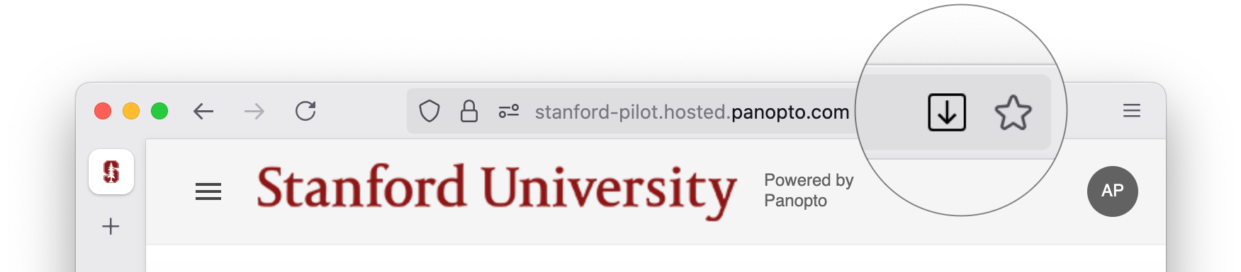 Screenshot of Optocat in Firefox